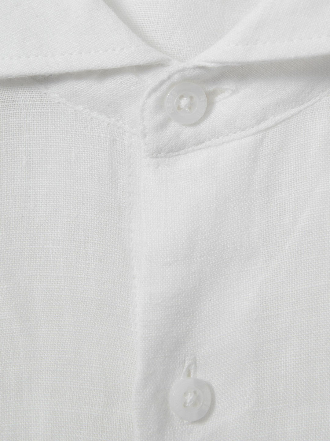 Reiss | 3-9 yrs Linen Cutaway Collar Shirt in White