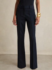 Reiss | Flared Suit Trousers in Navy