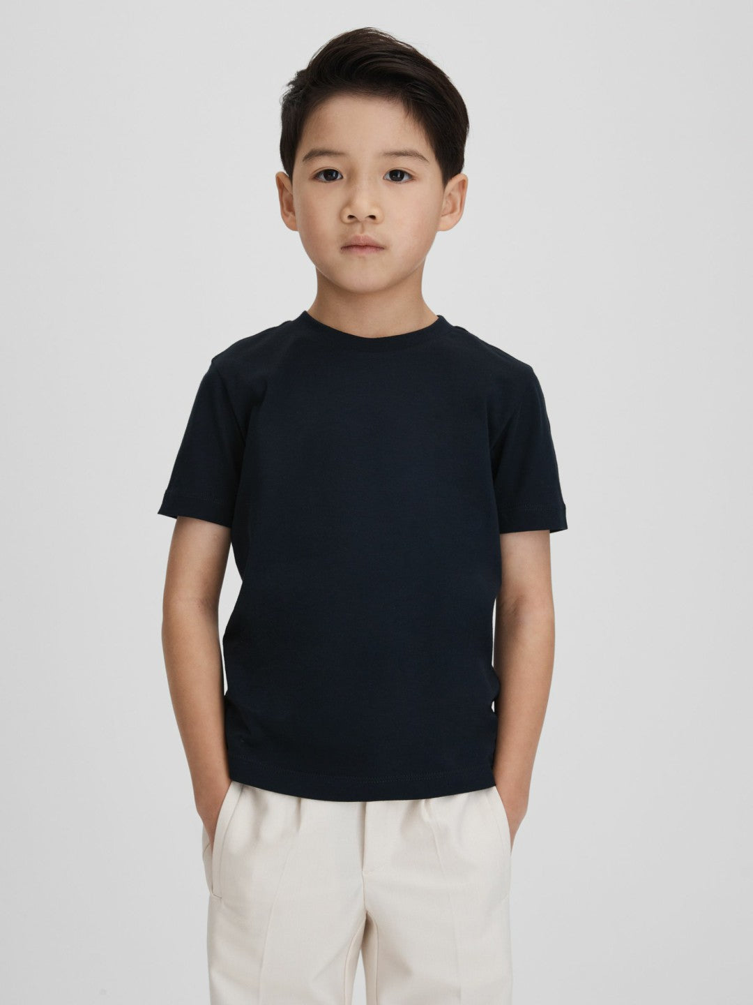 Reiss | 9-13 yrs Crew Neck T-Shirt in Navy
