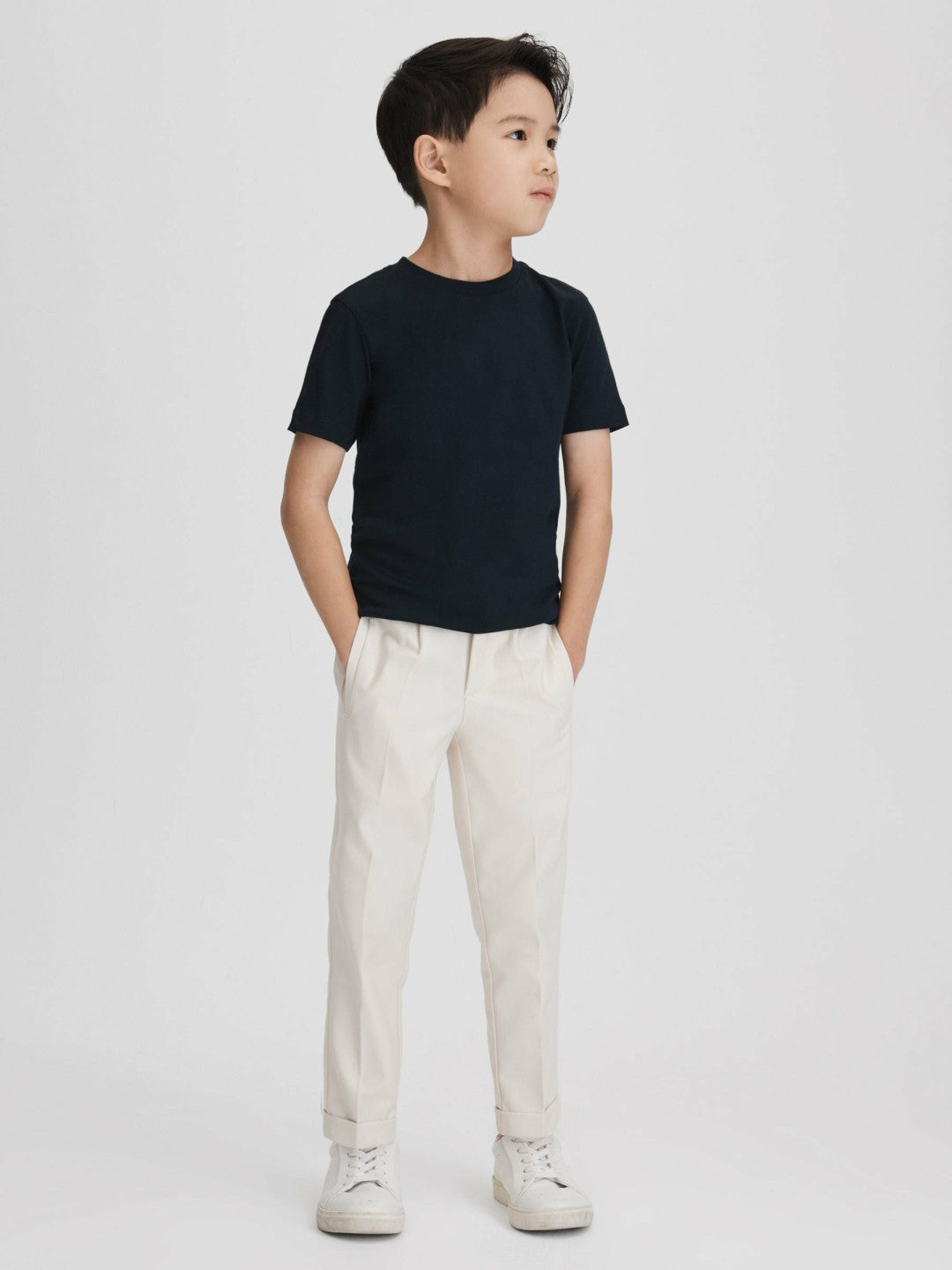 Reiss | 9-13 yrs Crew Neck T-Shirt in Navy