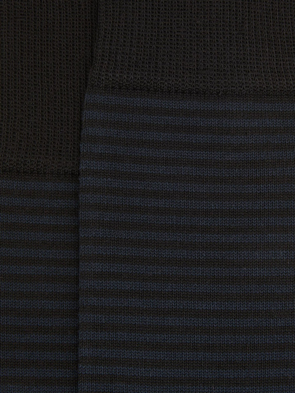 Reiss | Striped Socks in Black/Navy