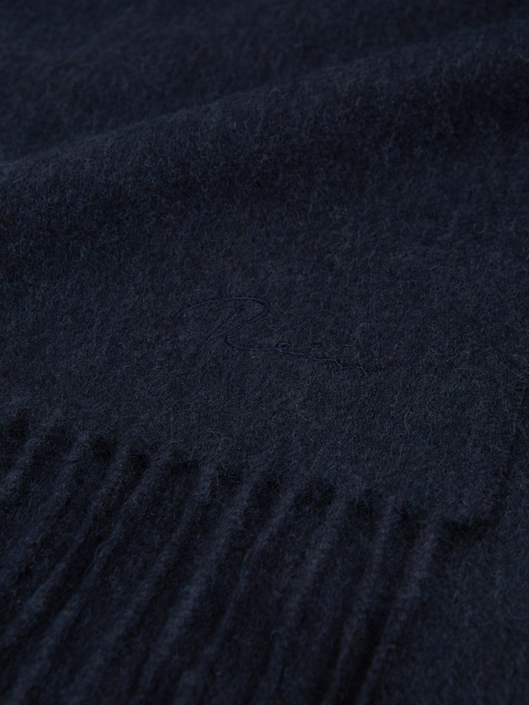 Reiss | Wool and Cashmere Scarf in Navy