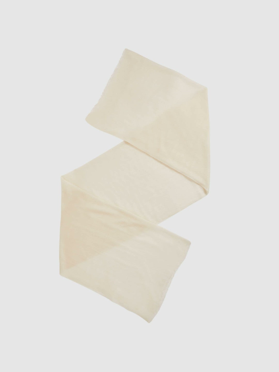 Reiss | Wool-Cashmere Lightweight Scarf in Off White