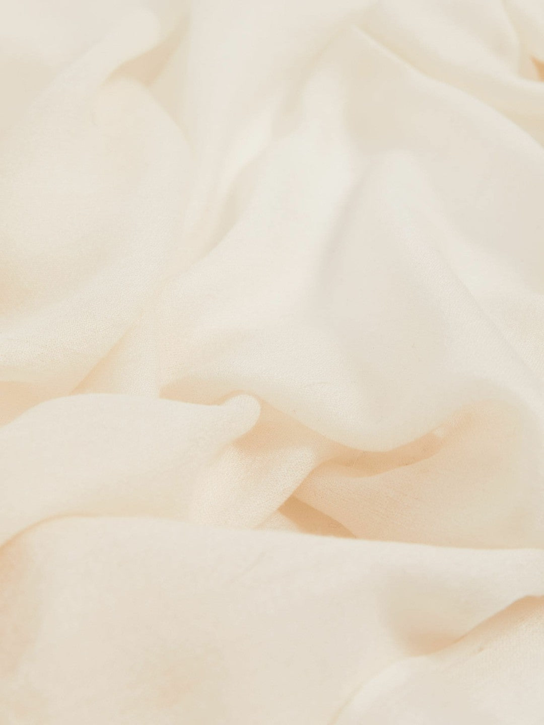 Reiss | Wool-Cashmere Lightweight Scarf in Off White