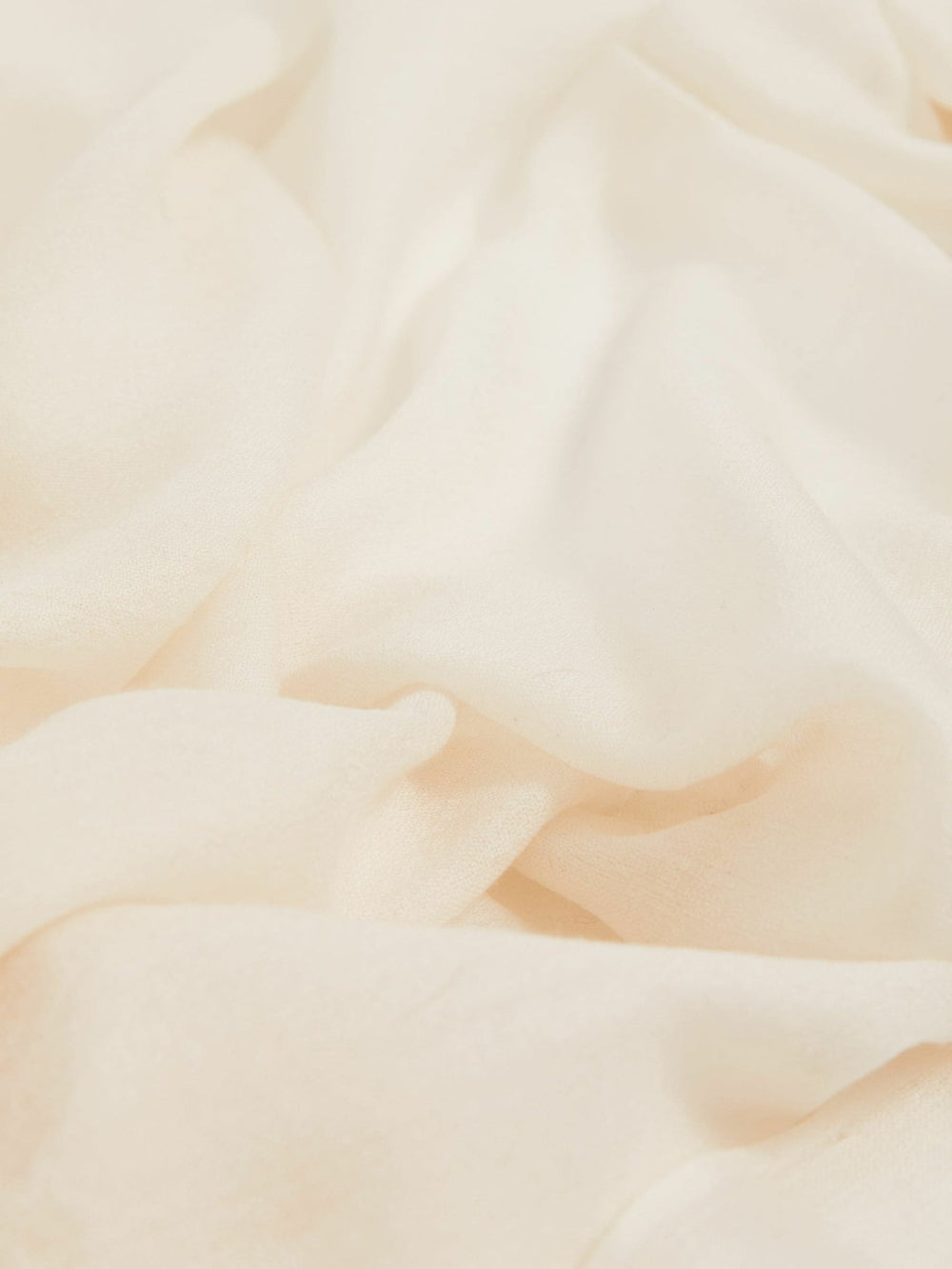 Reiss | Wool-Cashmere Lightweight Scarf in Off White