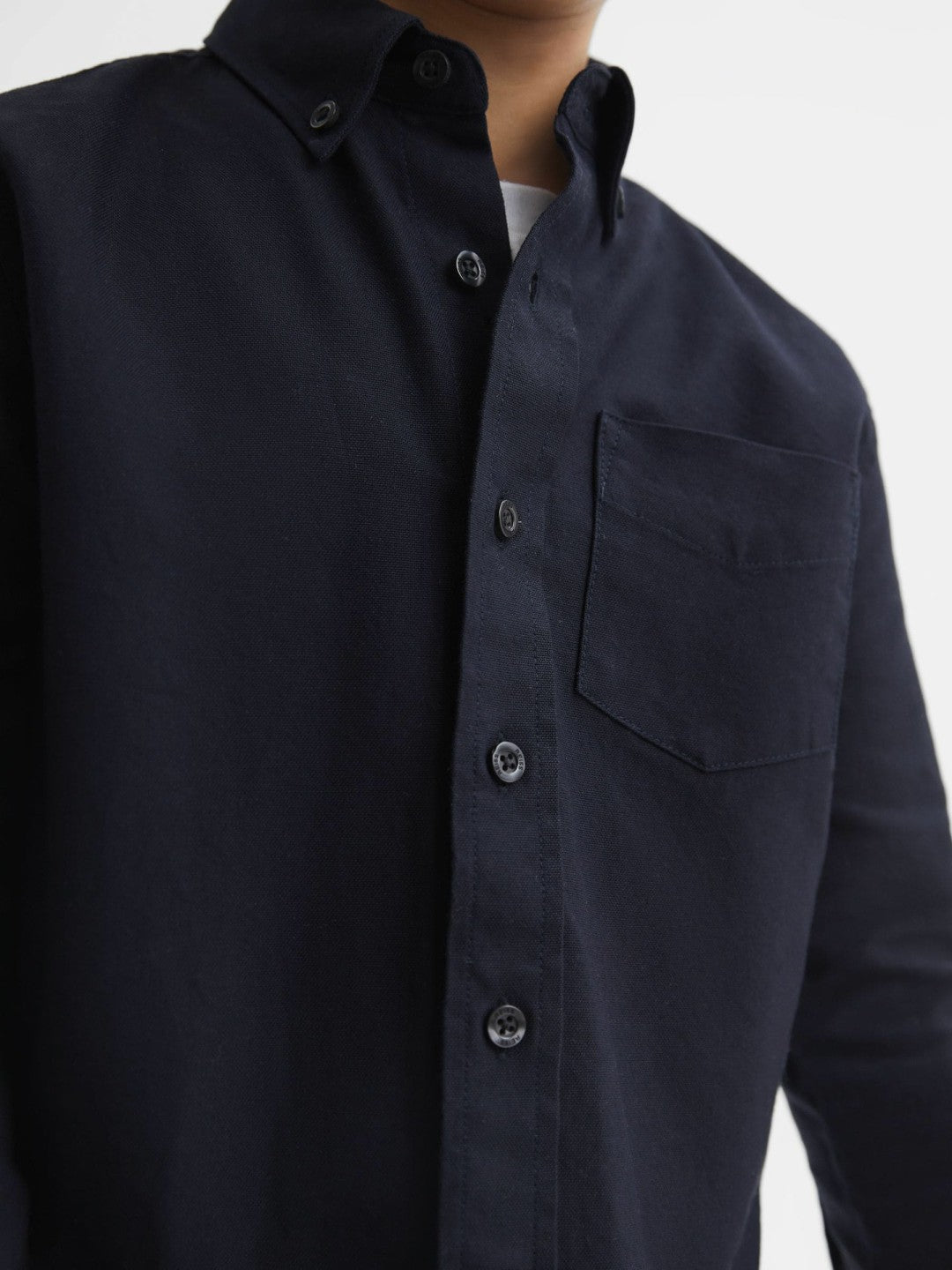 Reiss | 3-9 yrs Button Down Oxford Shirt in Navy