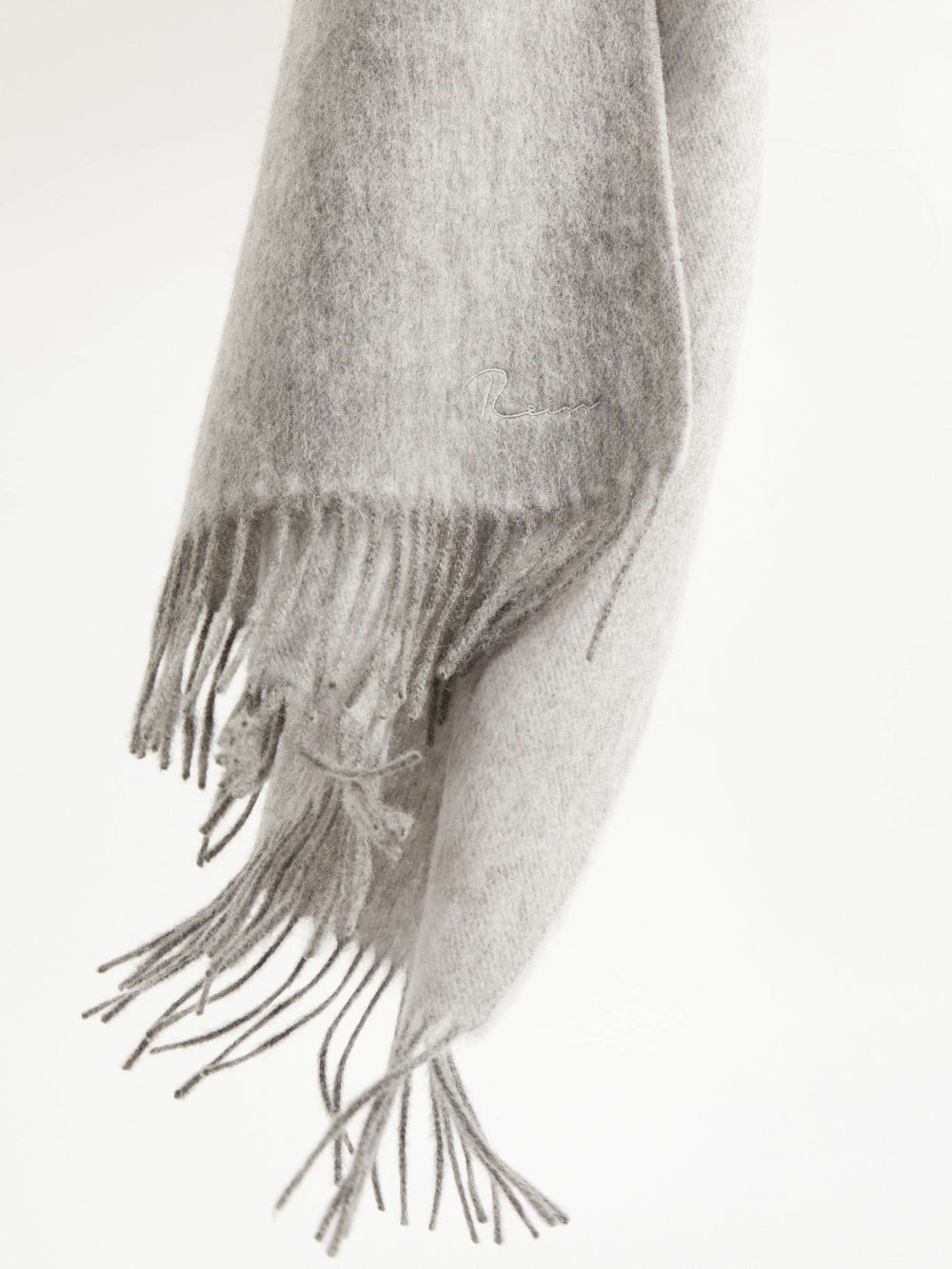 Reiss | Wool-Cashmere Scarf in Soft Grey