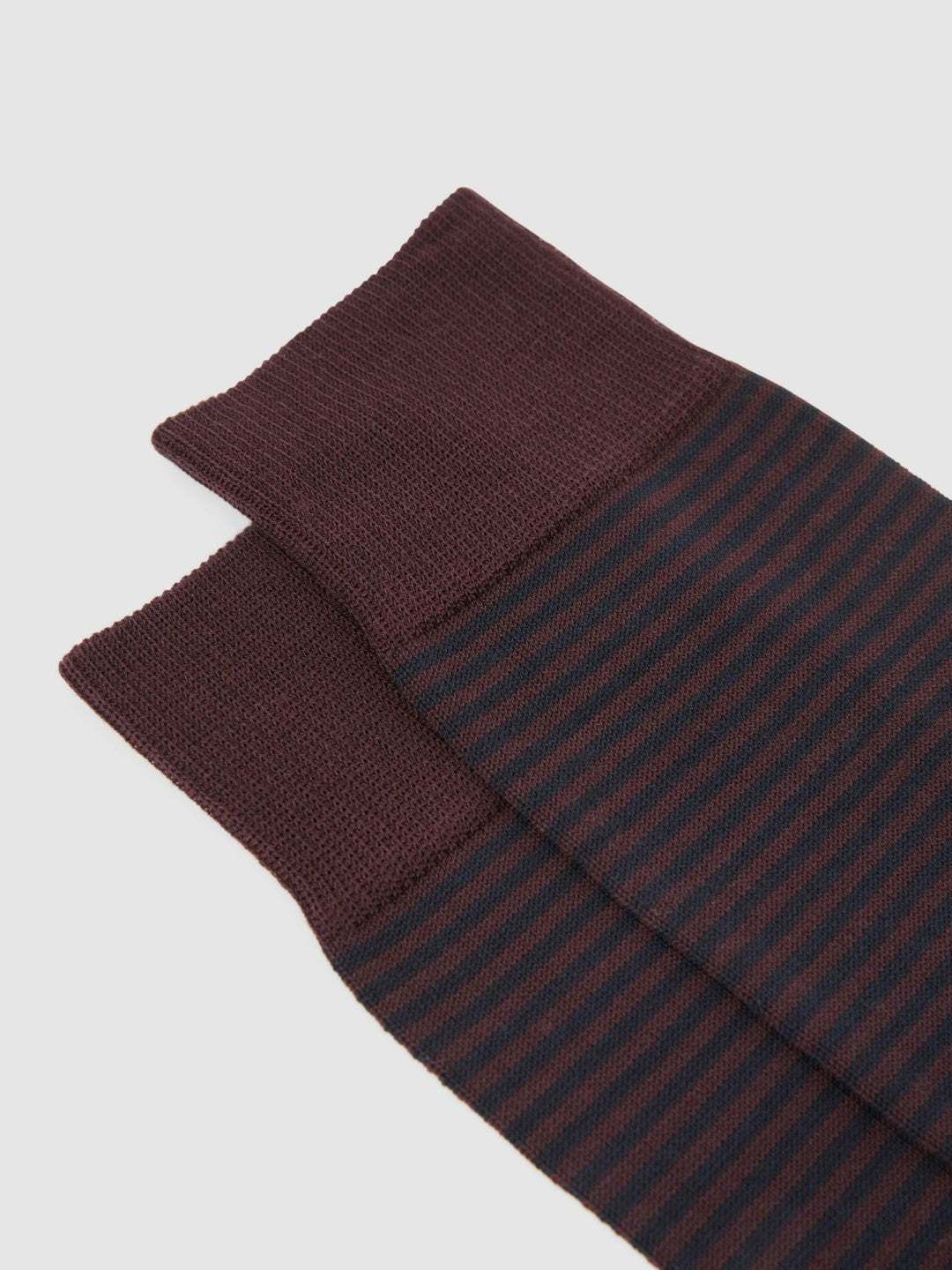 Reiss | Striped Socks in Bordeaux