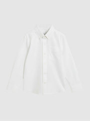 Reiss | 9-14 yrs Button Down Oxford Shirt in White