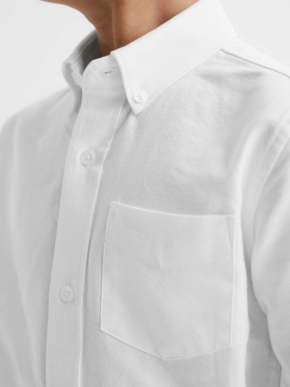 Reiss | 9-14 yrs Button Down Oxford Shirt in White