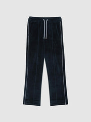 Reiss | Velour Jogger With Piping in Navy