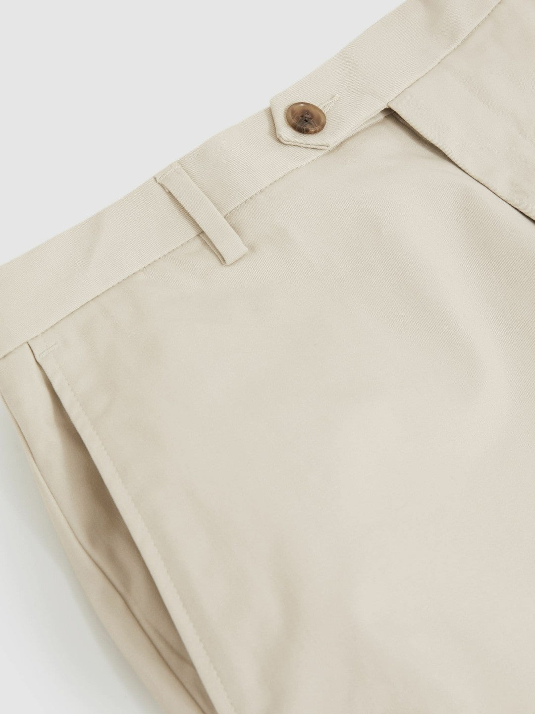 Reiss | Cotton Chino Shorts With Stretch in Stone