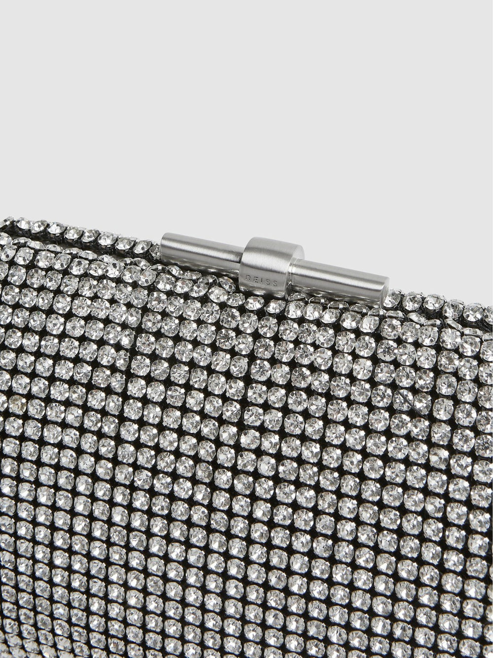 Reiss | Embellished Clutch Bag in Silver