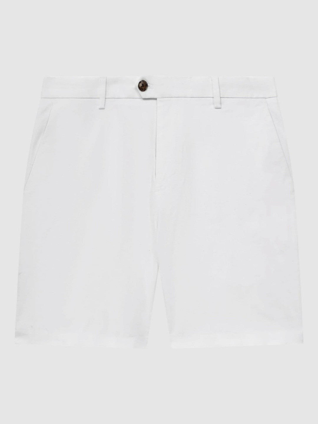 Reiss | Short Length Casual Chino Shorts in White