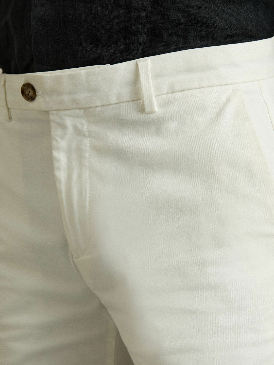 Reiss | Short Length Casual Chino Shorts in White
