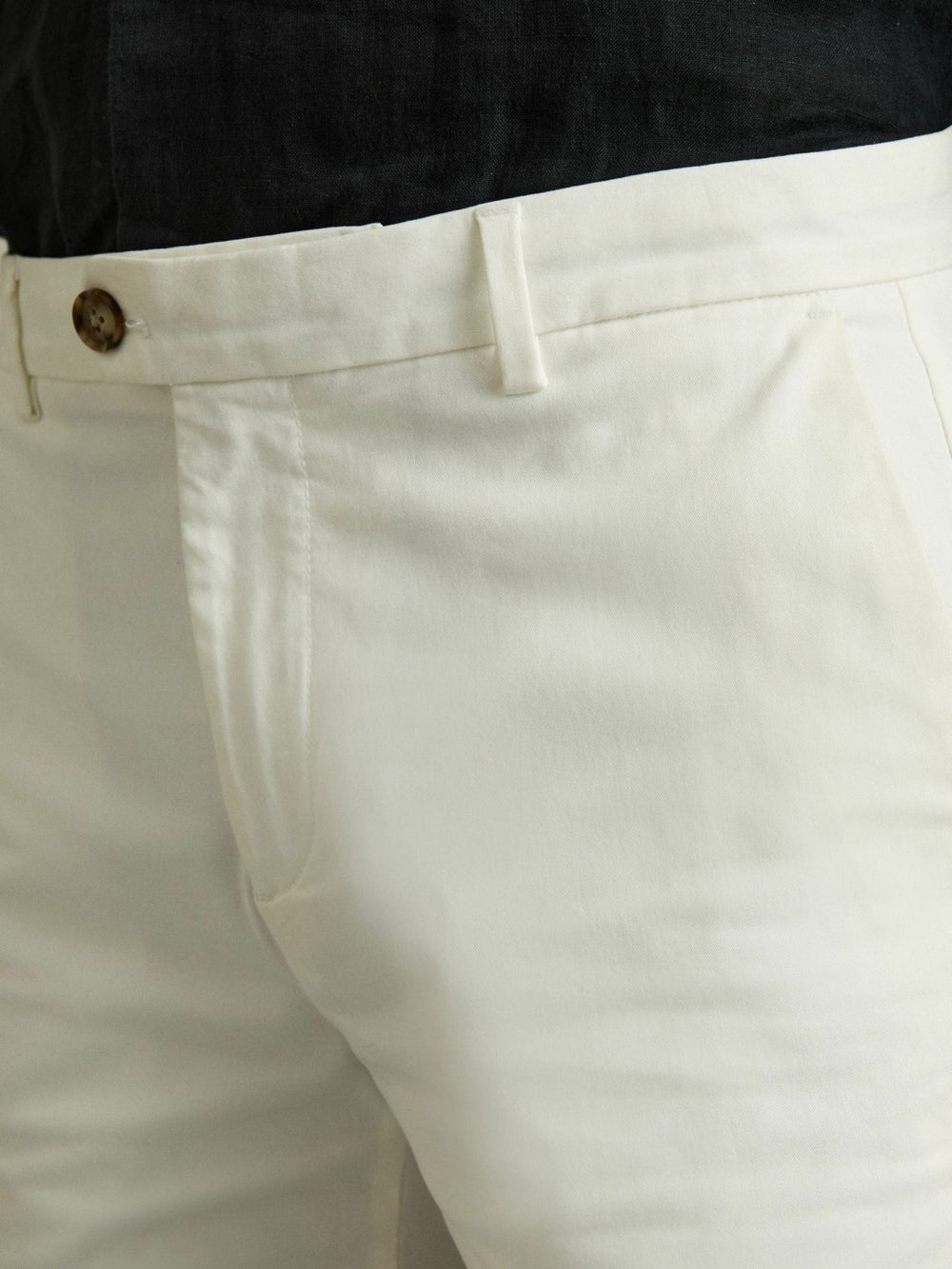 Reiss | Short Length Casual Chino Shorts in White