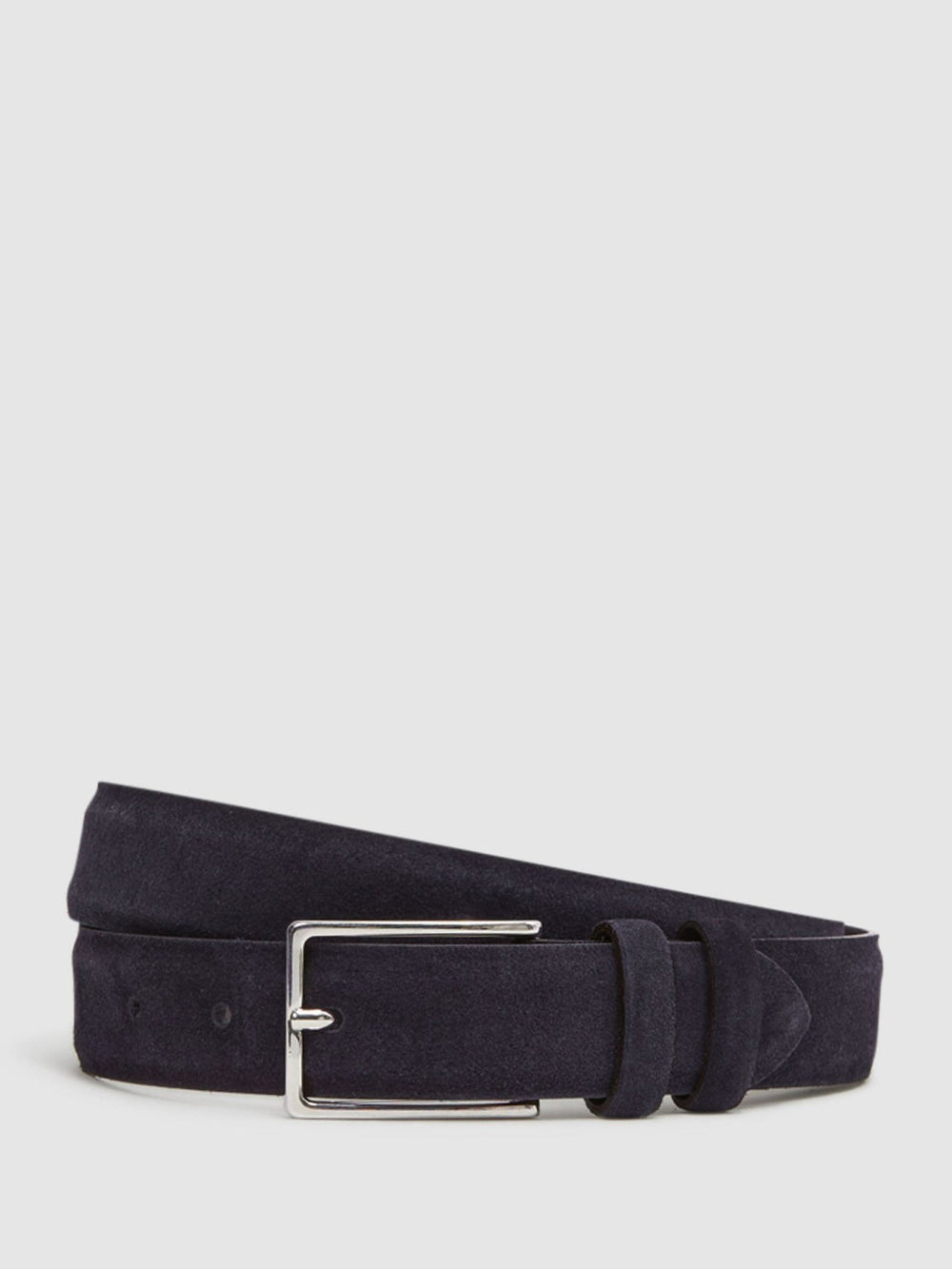Reiss | Suede Belt in Navy