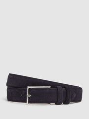Reiss | Suede Belt in Navy