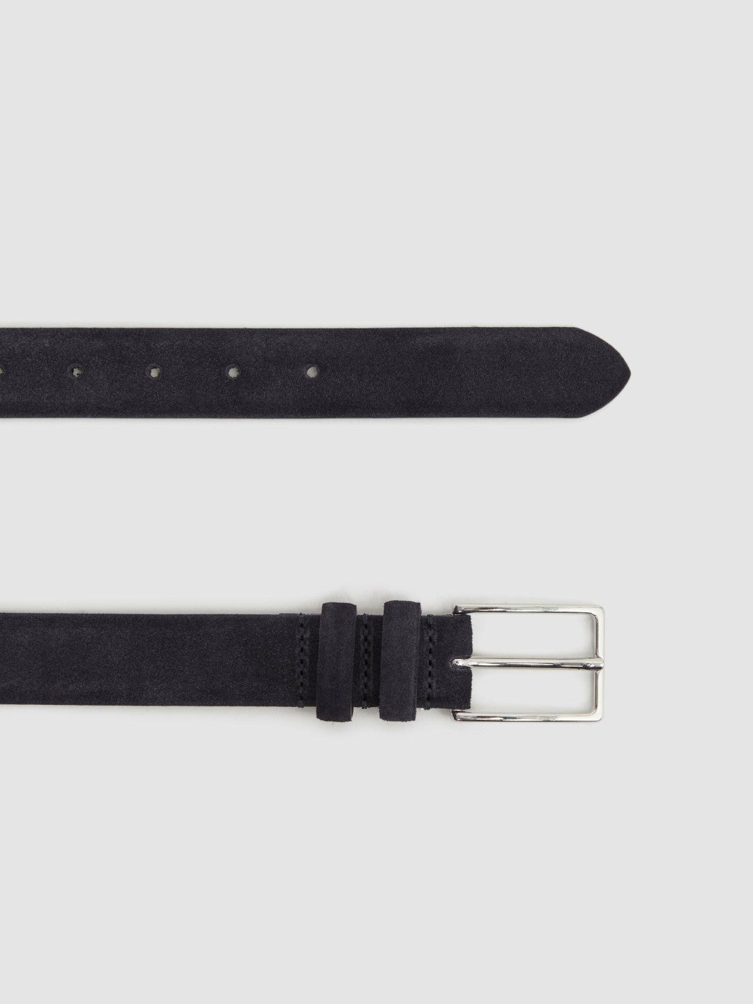 Reiss | Suede Belt in Navy