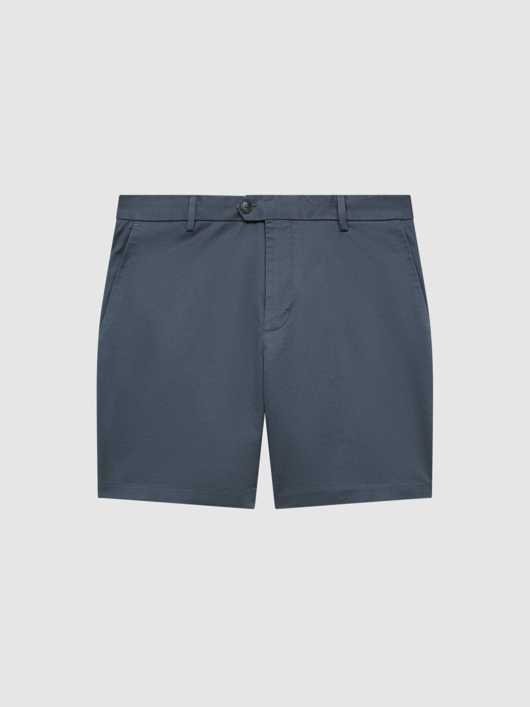 Reiss | Short Length Casual Chino Shorts in Airforce Blue