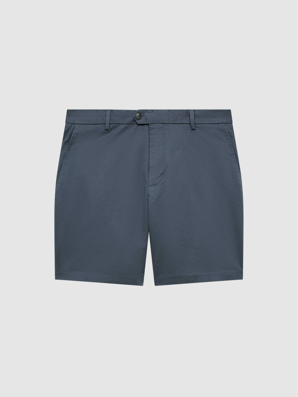 Reiss | Short Length Casual Chino Shorts in Airforce Blue