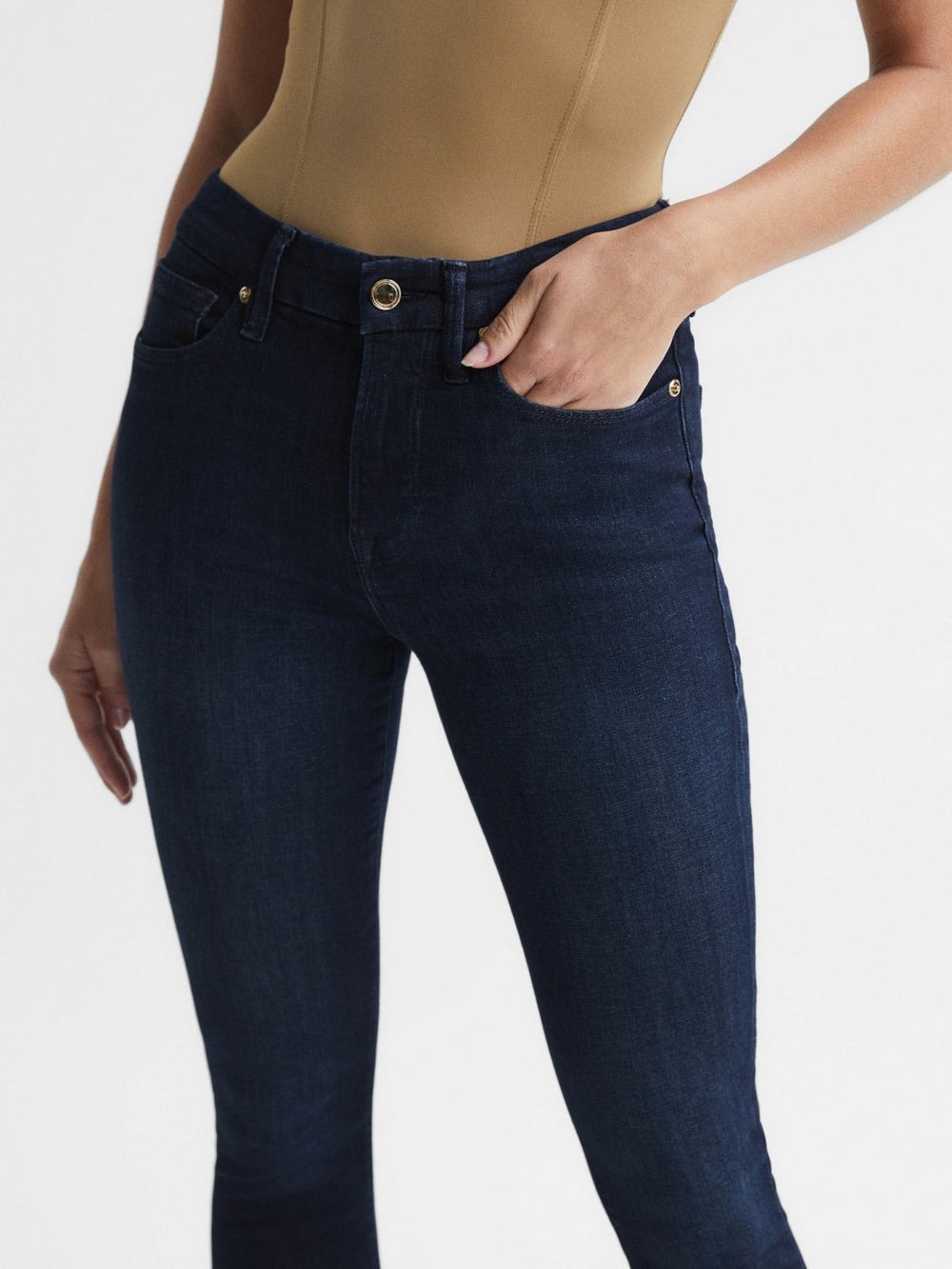 Reiss | Good American Sculpting Skinny Jeans in Indigo