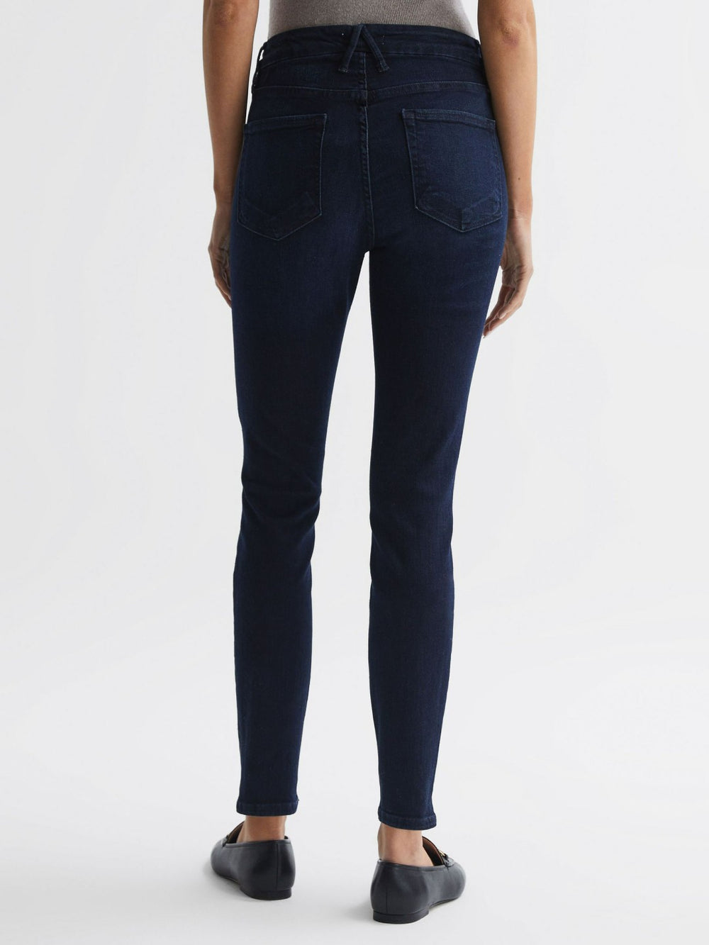Reiss | Good American Sculpting Skinny Jeans in Mid Blue