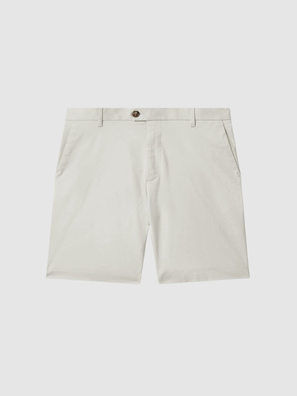 Reiss | Cotton Chino Shorts with Stretch in Chalk