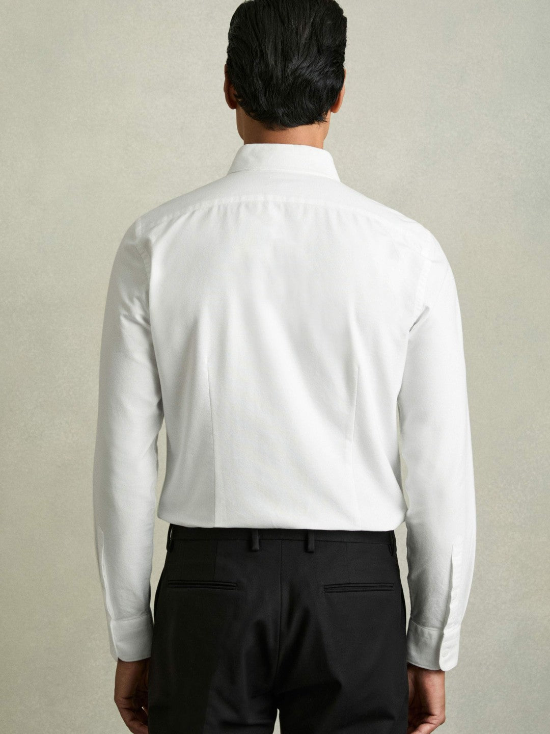 Reiss | Slim-Fit Button-Down Collar Cotton Oxford Shirt in White