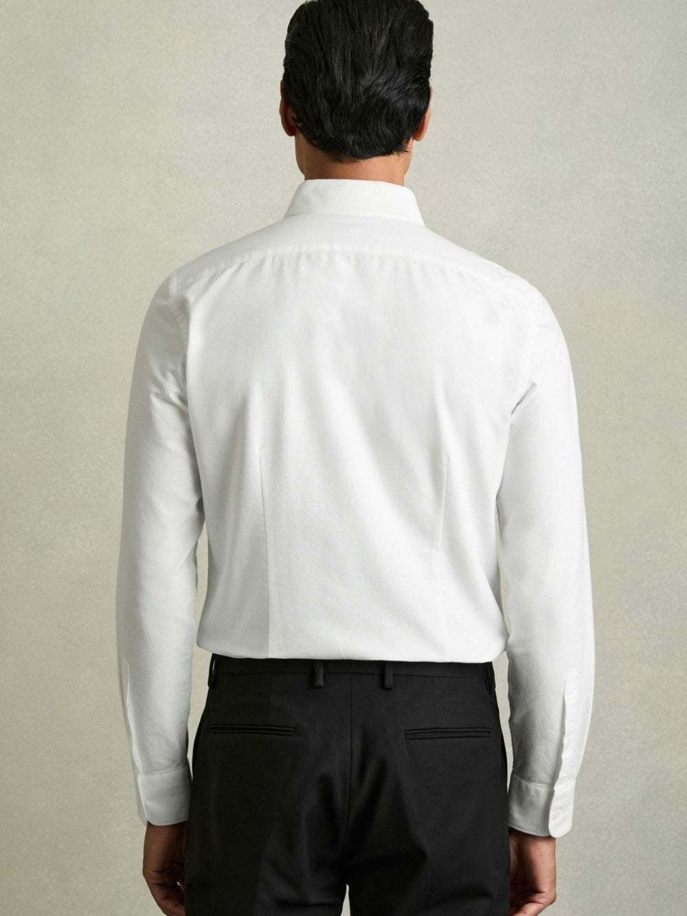 Reiss | Slim-Fit Button-Down Collar Cotton Oxford Shirt in White