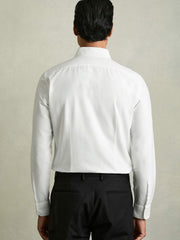 Reiss | Slim-Fit Button-Down Collar Cotton Oxford Shirt in White