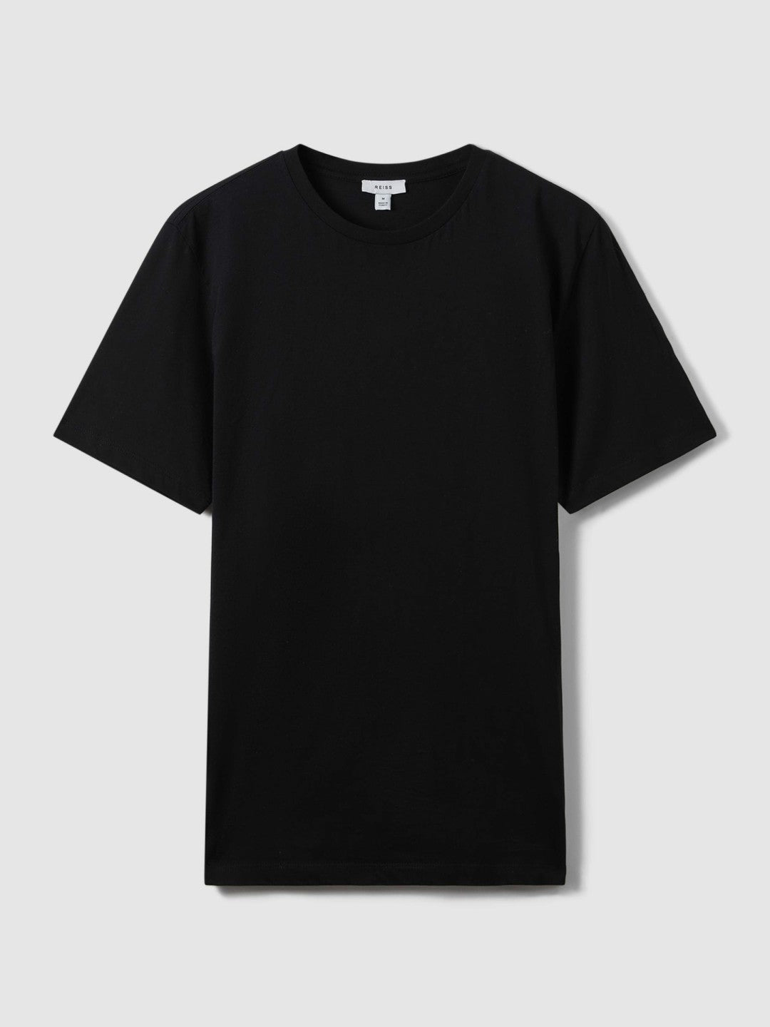 Reiss | Cotton Crew Neck T-Shirt in Black