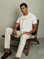 Reiss | Cotton Crew Neck T-Shirt in White