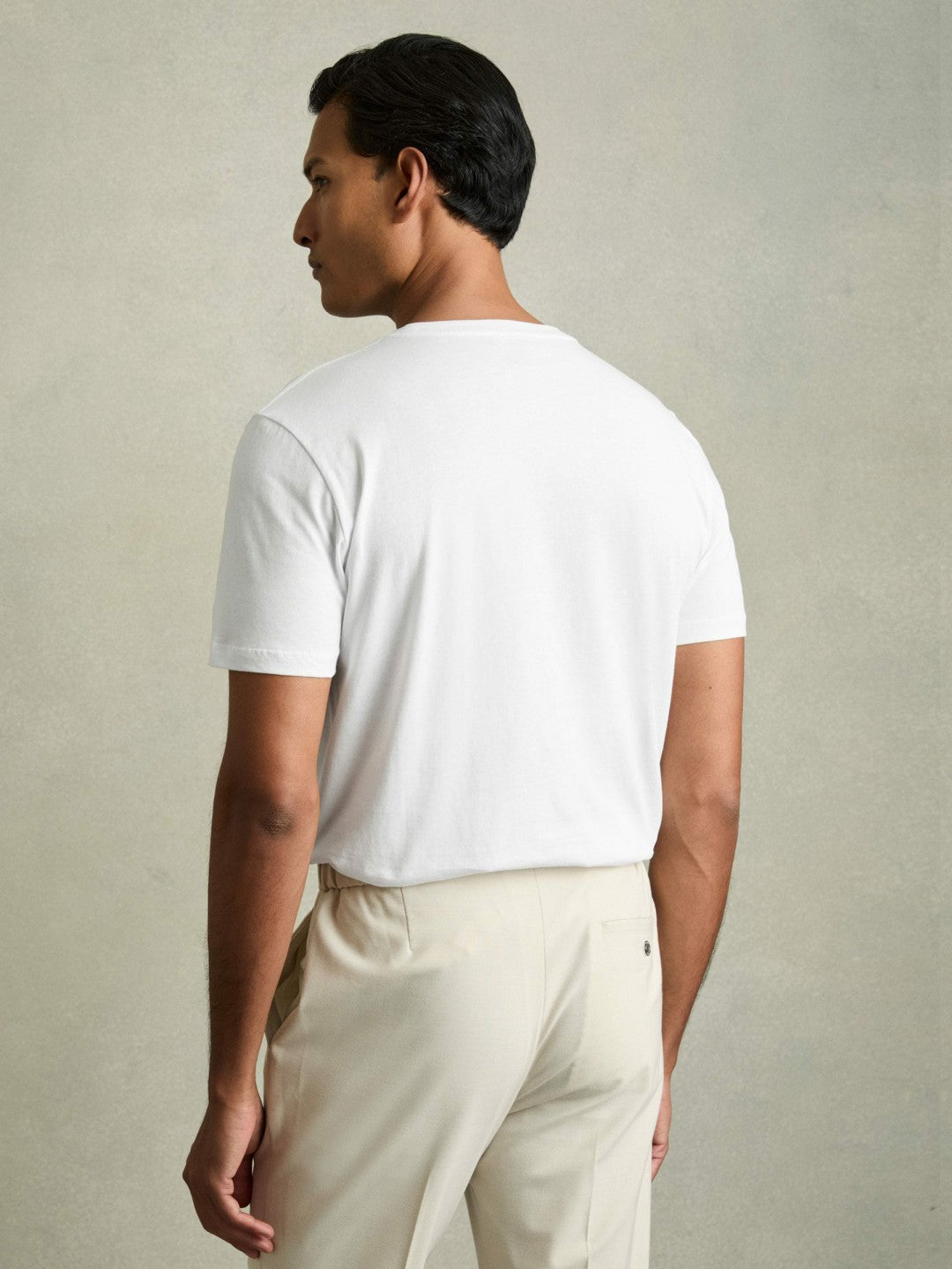Reiss | Cotton Crew Neck T-Shirt in White