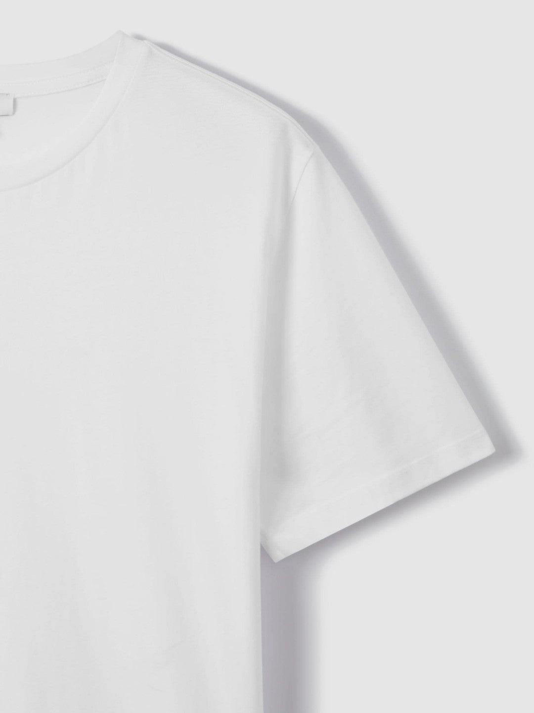 Reiss | Cotton Crew Neck T-Shirt in White