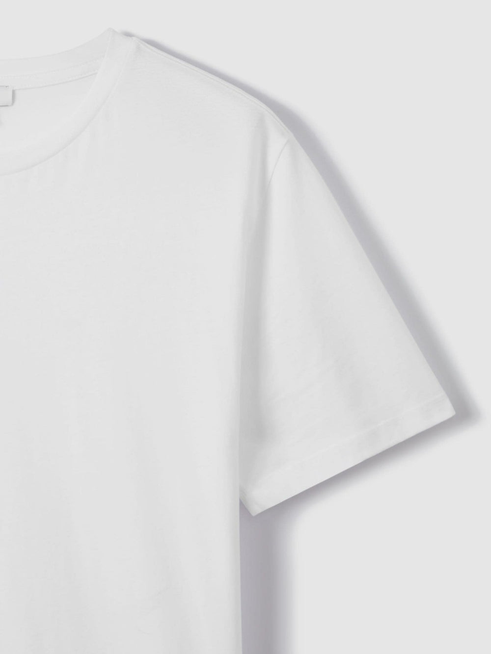 Reiss | Cotton Crew Neck T-Shirt in White