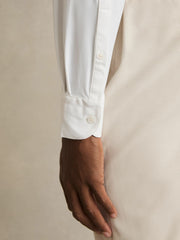 Reiss | Regular Fit Button-Through Travel Shirt in White