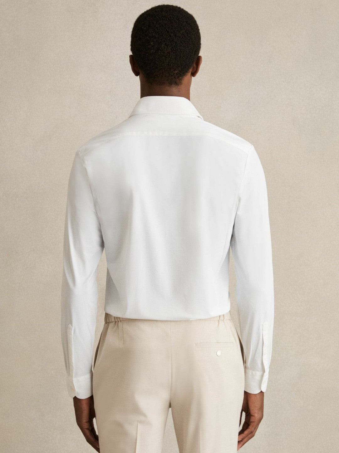 Reiss | Regular Fit Button-Through Travel Shirt in White