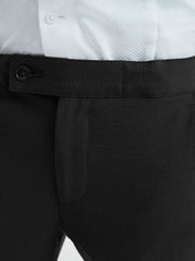 Reiss | 3-9 yrs Tuxedo Satin Stripe Trousers in Black
