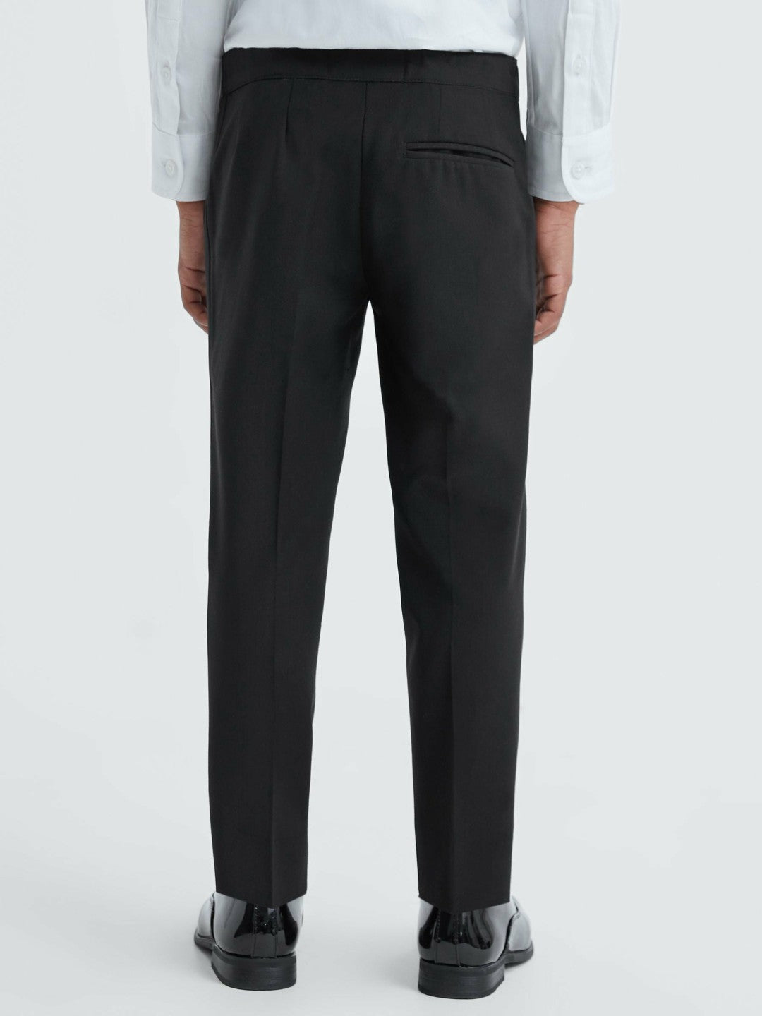 Reiss | 3-9 yrs Tuxedo Satin Stripe Trousers in Black