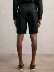 Reiss | Cotton Chino Shorts with Stretch in Black
