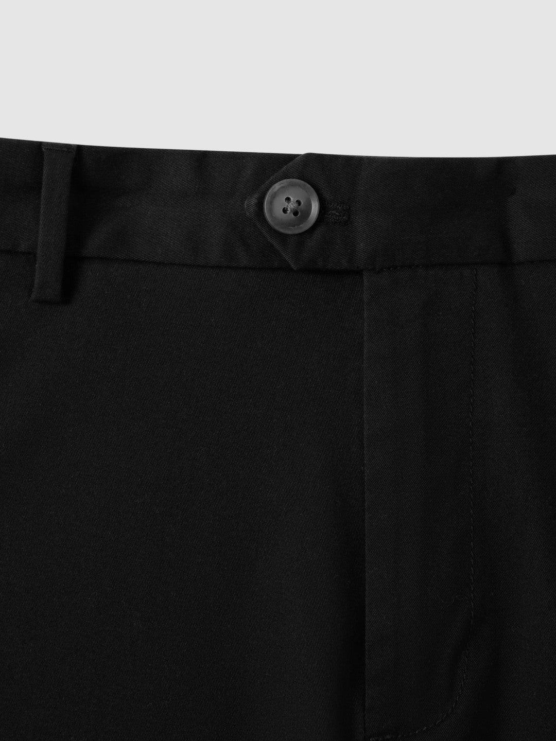 Reiss | Cotton Chino Shorts with Stretch in Black