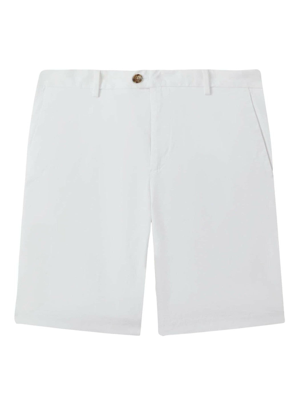 Reiss | Cotton Chino Shorts with Stretch in White