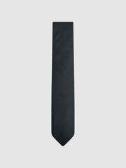 Reiss | Textured Silk Blend Tie in Navy