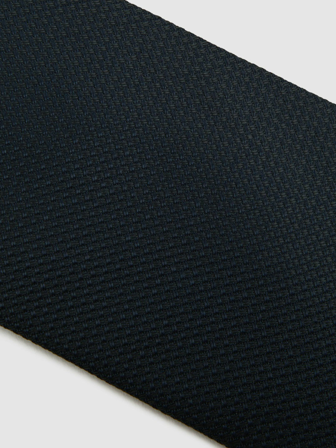 Reiss | Textured Silk Blend Tie in Navy