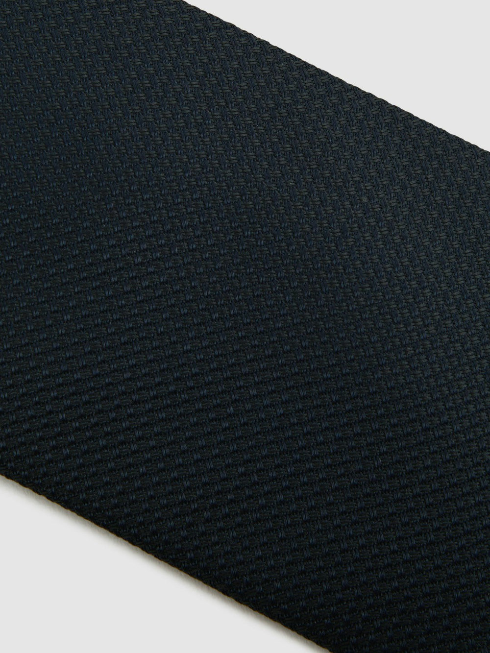 Reiss | Textured Silk Blend Tie in Navy