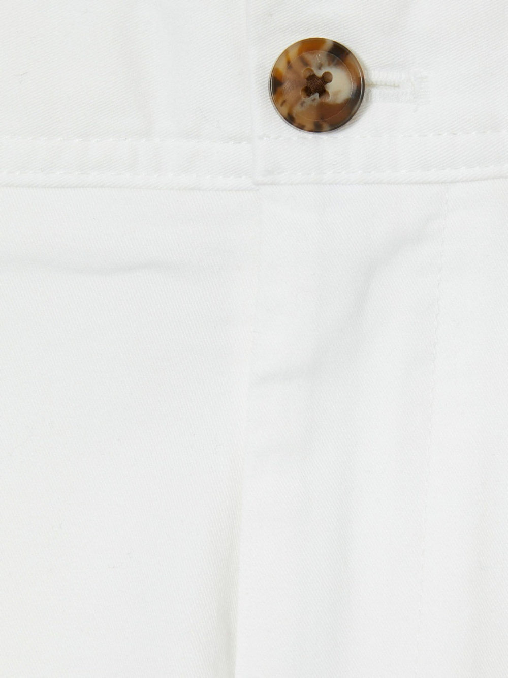 Reiss | Slim Fit Washed Cotton Blend Chinos in White