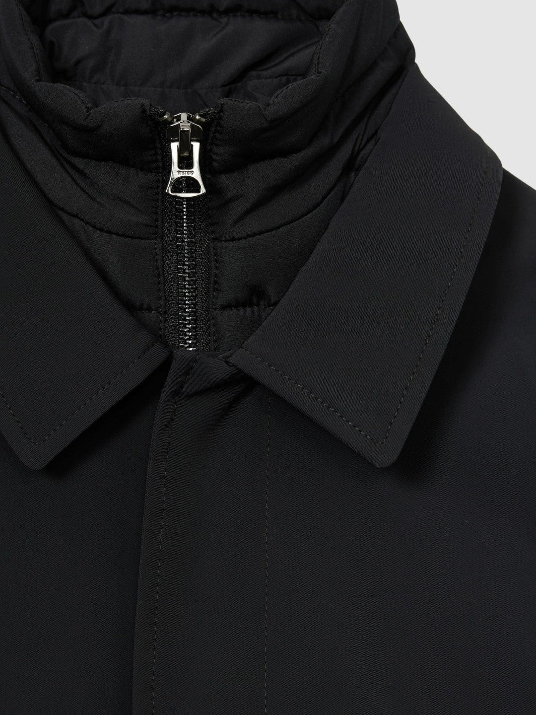 Reiss | 9-13 yrs Gabardine Coat with Removable Gilet in Navy