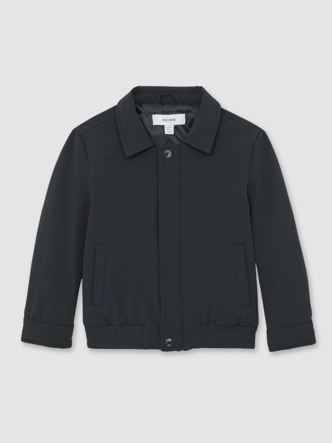 Reiss | 13-14 yrs Zip Through Harrington Jacket in Blue