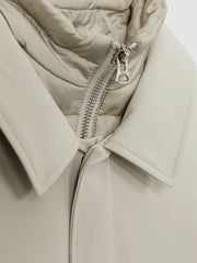 Reiss | 3-9 yrs Gabardine Coat with Removable Gilet in Stone